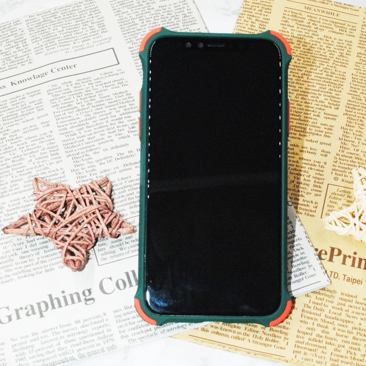 TPU + PC Four Corner Anti Falling Skin Protection Shell