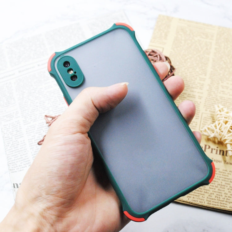 TPU + PC Four Corner Anti Falling Skin Protection Shell
