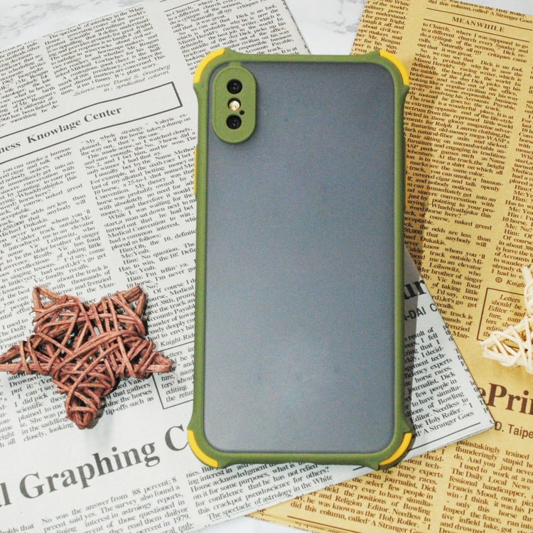 TPU + PC Four Corner Anti Falling Skin Protection Shell