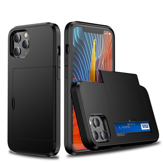 For iPhone 12 5.4 Shockproof Rugged Armor Protective Case with Card Slot