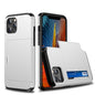 For iPhone 12 5.4 Shockproof Rugged Armor Protective Case with Card Slot