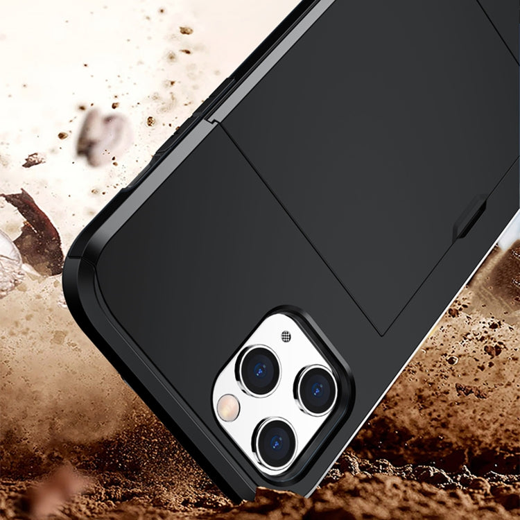 For iPhone 12 Pro 6.1 Shockproof Rugged Armor Protective Case with Card Slot
