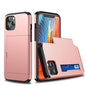 For iPhone 12 Pro Max 6.7 Shockproof Rugged Armor Protective Case with Card Slot