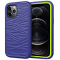For iPhone 12 Pro / 12 Max Wave Pattern 3 in 1 Silicone+PC Shockproof Protective Case