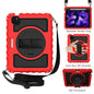 For iPad Air 4 / 10.8 inch (2020) 360 Degree Rotation PC + Silicone Shockproof Combination Case with Holder & Hand Grip Strap & Neck Strap & Pen Slot Holder