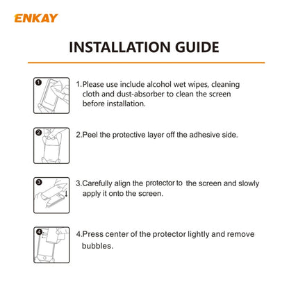 10 PCS ENKAY Hat-Prince 0.2mm 9H Surface Hardness 3D Explosion-proof Aluminum Alloy Edge Full Screen Tempered Glass Screen Film