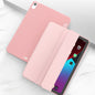 Three-folding Surface Leather Matte TPU Bottom Smart Tablet Case