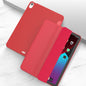 Three-folding Surface Leather Matte TPU Bottom Smart Tablet Case