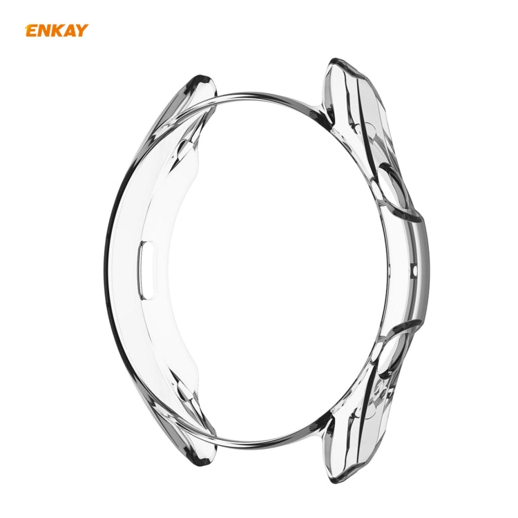 2 in 1 ENKAY Hat-Prince Transparent Soft TPU Case + 0.2mm 9H 2.15D Curved Edge Tempered Glass Film