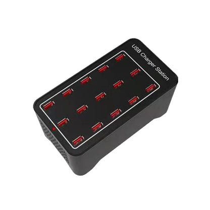 XLD-A7 100W 15 USB Ports Fast Charger Station Smart Charger, AC 100-240V