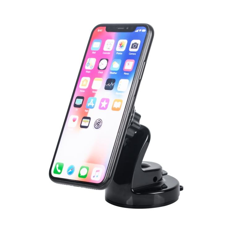 Vehicle Mobile Phone Holder Instrument Panel Adhesive Suction Cup, Black, Black + Red