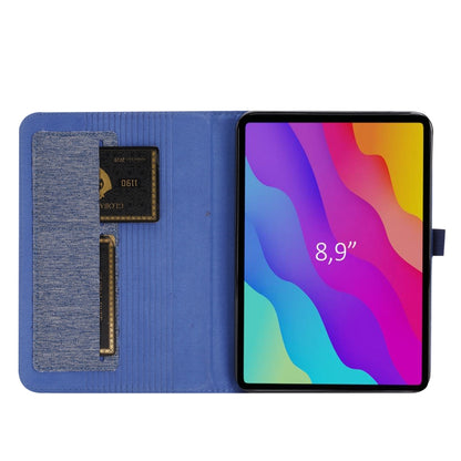 Fabric Texture Horizontal Flip Leather Tablet Case