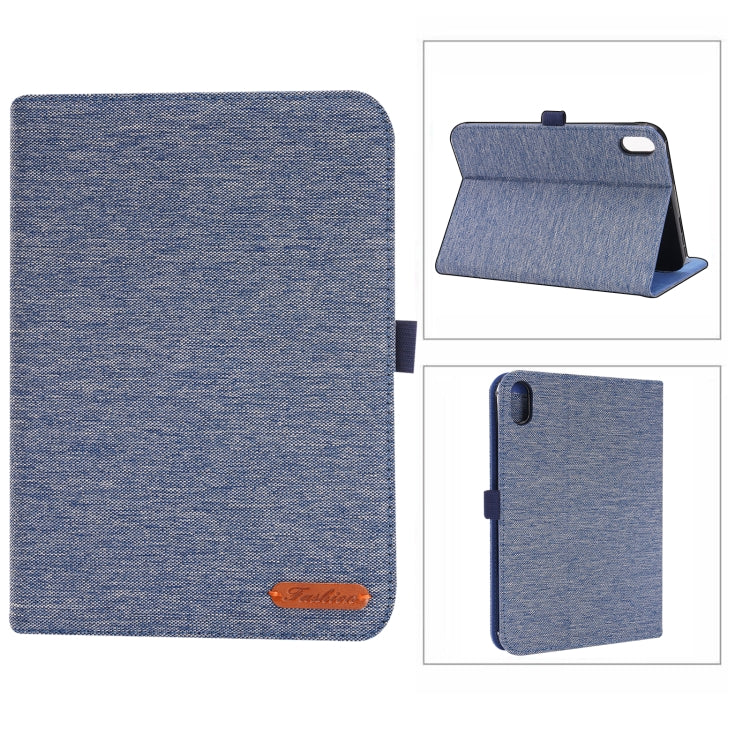 Fabric Texture Horizontal Flip Leather Tablet Case