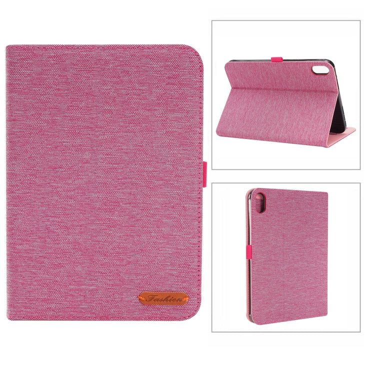 Fabric Texture Horizontal Flip Leather Tablet Case