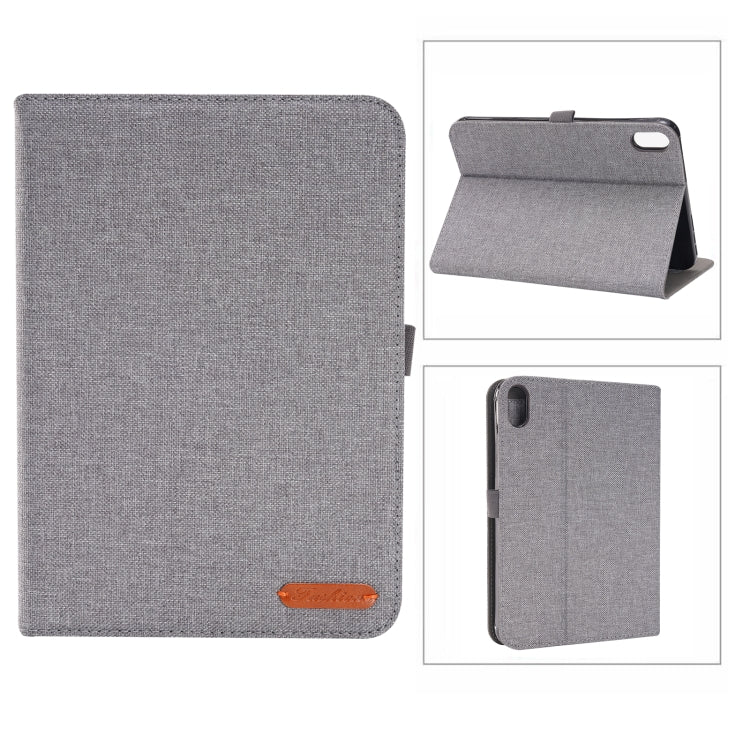 Fabric Texture Horizontal Flip Leather Tablet Case