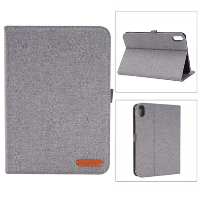 Fabric Texture Horizontal Flip Leather Tablet Case