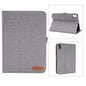 Fabric Texture Horizontal Flip Leather Tablet Case