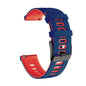 20mm Mixed-Color Silicone Strap