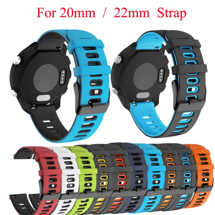 22mm Mixed-Color Silicone Strap