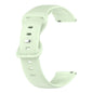 20mm Solid Color Silicone Watch Band