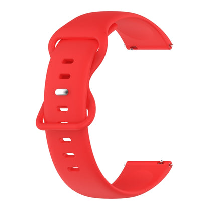 20mm Solid Color Silicone Watch Band