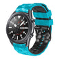 22mm Football Pattern Two-Color Silicone Strap