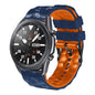 22mm Football Pattern Two-Color Silicone Strap