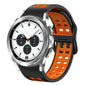 20mm Breathable Two-Color Silicone Watch Band