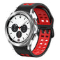 20mm Breathable Two-Color Silicone Watch Band