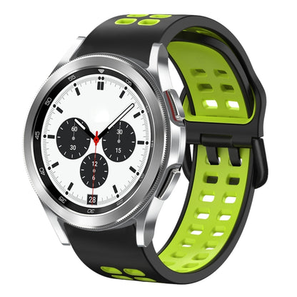 20mm Breathable Two-Color Silicone Watch Band