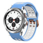 20mm Breathable Two-Color Silicone Watch Band