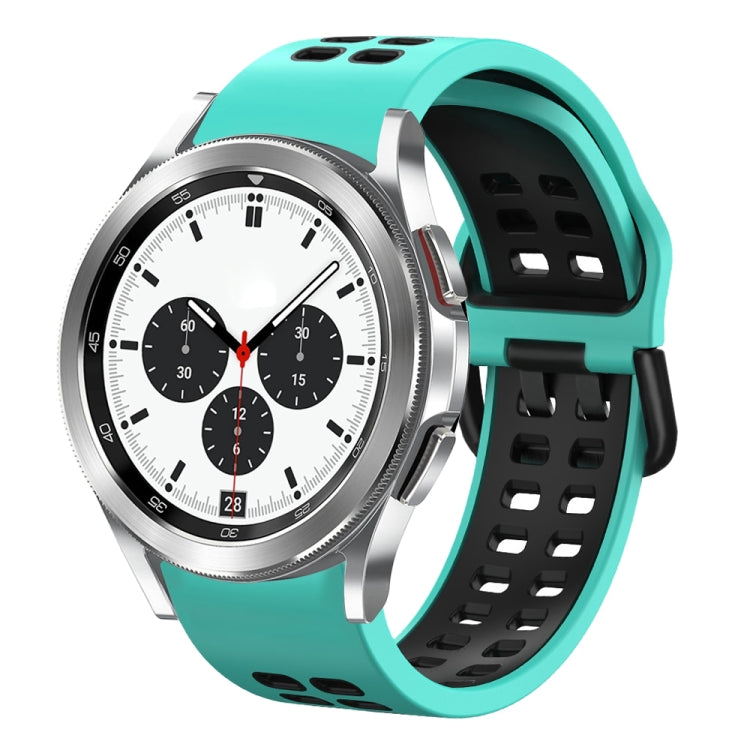 20mm Breathable Two-Color Silicone Watch Band