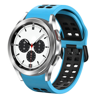 20mm Breathable Two-Color Silicone Watch Band