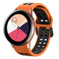20mm Breathable Two-Color Silicone Watch Band