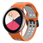 20mm Breathable Two-Color Silicone Watch Band