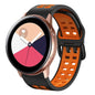 20mm Breathable Two-Color Silicone Watch Band