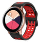 20mm Breathable Two-Color Silicone Watch Band