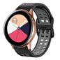 20mm Breathable Two-Color Silicone Watch Band