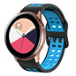 20mm Breathable Two-Color Silicone Watch Band