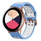 20mm Breathable Two-Color Silicone Watch Band