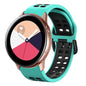 20mm Breathable Two-Color Silicone Watch Band