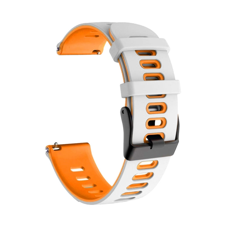 20mm Two-Color Silicone Watch Band