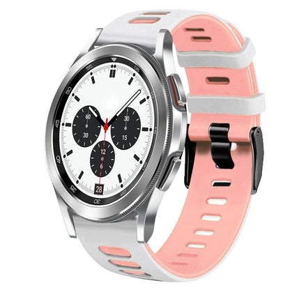 20mm Two-Color Silicone Watch Band