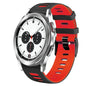 20mm Two-Color Silicone Watch Band