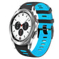 20mm Two-Color Silicone Watch Band