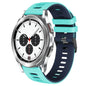 20mm Two-Color Silicone Watch Band