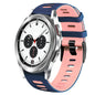20mm Two-Color Silicone Watch Band