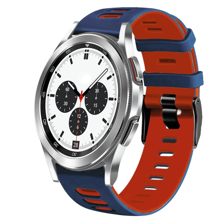 20mm Two-Color Silicone Watch Band