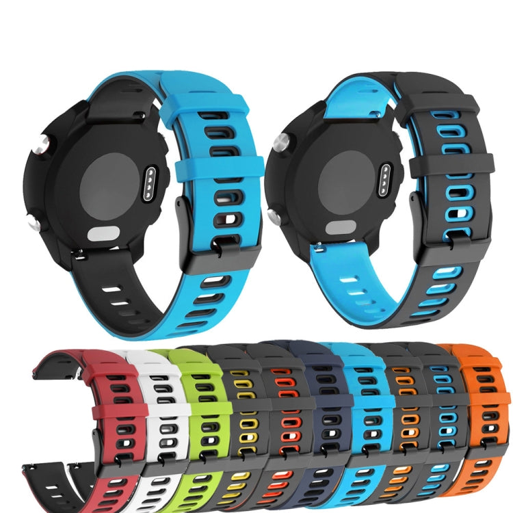20mm Two-Color Silicone Watch Band