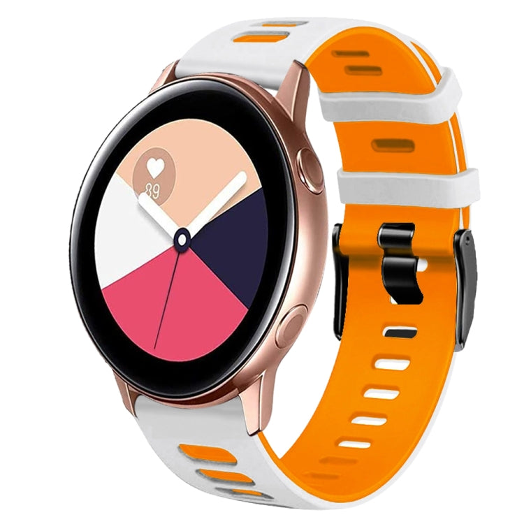 20mm Two-Color Silicone Watch Band